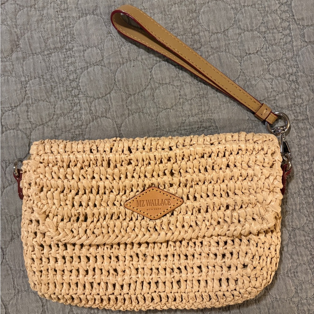 MZ Wallace mini crochet crossbody / wristlet / clutch